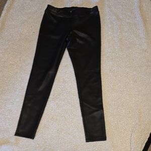 Express Black Faux Leather Leggings